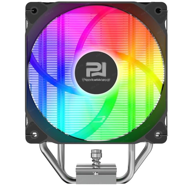 Кулер PentaWave PC-Z04E SRB ARGB V2 (TDP 220W, 1*120mm ARGB PWM Fan, 4 тепловые трубки 6мм, 600-1950RPM, 12-32,6dBa)
