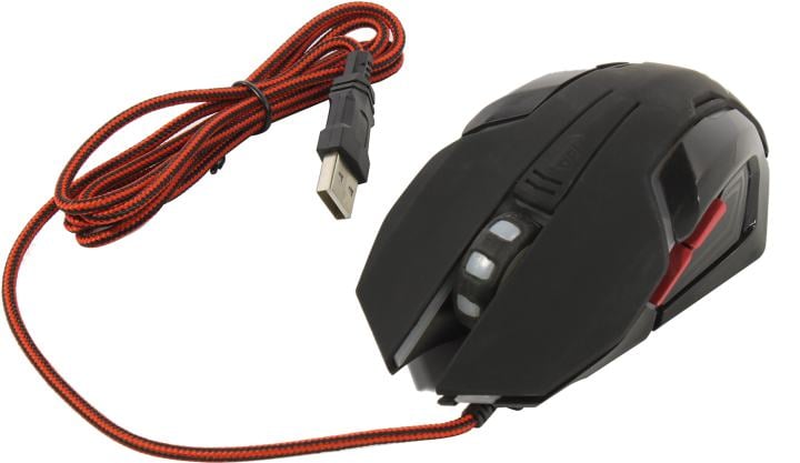 Мышь проводная Nakatomi MOG-20U, 2400 dpi, USB, 6 кнопок