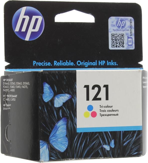 Картридж HP CC643HE(№121)Color дляDJ D1663/D2563/D2663/D5563/F2423/F2483/2493/4275/4283/4583,PS C4683/4783,Envy110