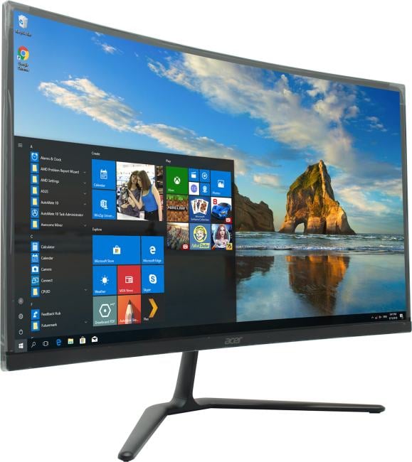 LCD Acer 27" ED270UP2BMIIPX черный {VA 2560x1440 Curved 1500R 170Hz 1ms 250cd 2xHDMI2.0 DisplayPort1.2 2x2W FreeSync(Premium) HDR10} [UM.HE0EE.202/UM.HEOCD.201]