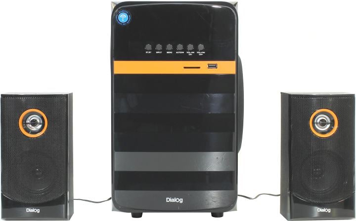 Акустическая система Dialog Progressive AP-240B BLACK - акустические колонки 2.1, 50W+2*10W RMS, Bluetooth, USB+SD reader