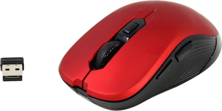 SVEN Wireless Optical Mouse <RX-560SW Red> (RTL)  USB  6btn+Roll