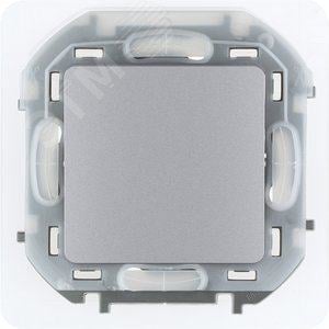 INSPIRIA Переключатель 1-клавишный схема 6 10АХ IP44 безвинтовые зажимы алюминий