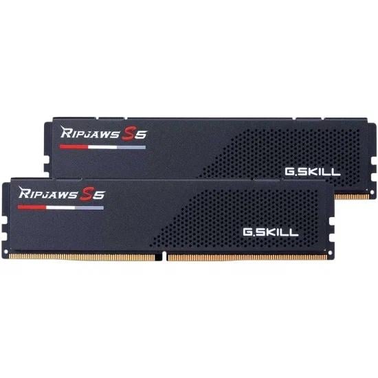 Модуль памяти DDR5 G.SKILL RIPJAWS S5 64GB (2x32GB) 5200MHz CL40 (40-40-40-83) 1.1V / F5-5200J4040A32GX2-RS5K / Black