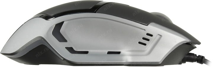 OKLICK Gaming Mouse <915G V2> <Black&Silver> (RTL) USB 6btn+Roll <1003993>