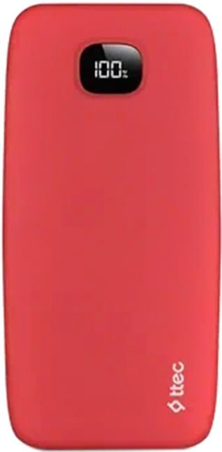 Внешний аккумулятор TTEC ChargeUp 20000mAh Powerbank. Цвет: красный
