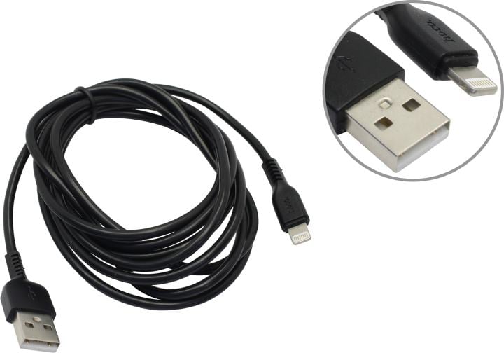 Hoco X20 Flash <068860> Кабель  USB AM-->Lightning 2м