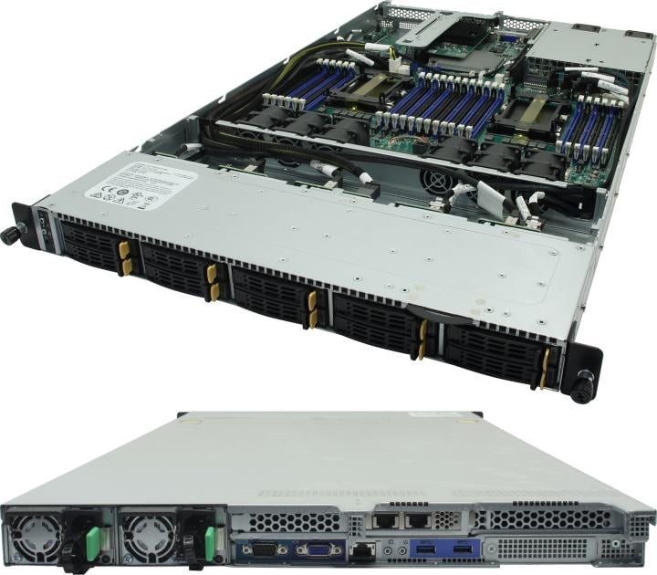(Z0978379) (ТХП) zS9500/pro1U: 2xXeon Gold 6226R/ 12x32 Гб/ 2x960 Гб SAS SSD/ RAID/