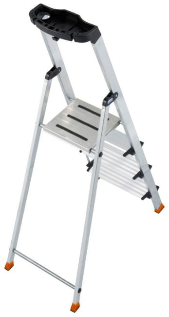 Стремянка Krause Sepuro алюминий 4ступ. H2.85м макс.нагр.:150кг (127228)