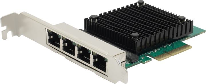 Orient <XWT-RTL8125L4PE4> (RTL) PCI-Ex4  4xUTP  2.5Gbps