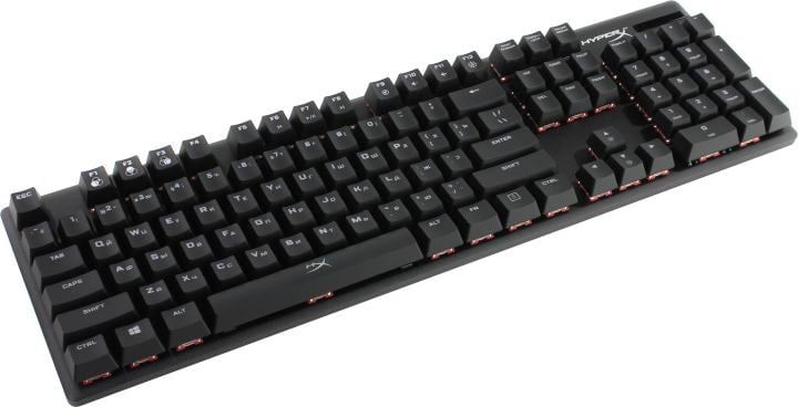 Клавиатура Kingston HyperX Alloy Origins <HX-KB6RDX-RU> <USB> 104КЛ,  подсветка  клавиш