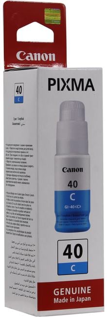 Чернила Canon GI-40C  Cyan  для  PIXMA G5040/G6040