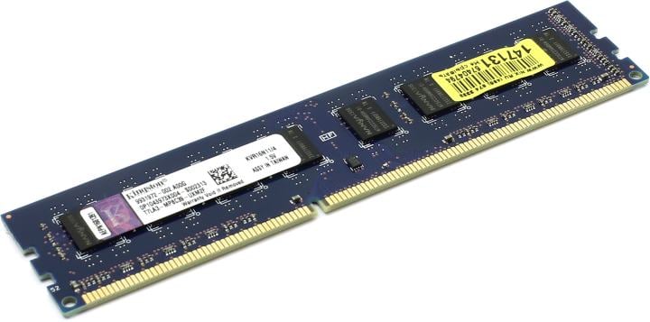 Оперативная память Kingston ValueRAM, DDR3, 4GB (1x4GB), 1600MHz, CL11, DIMM