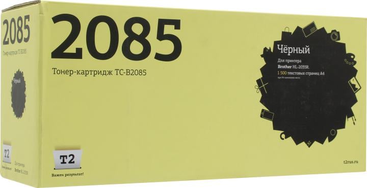 Картридж T2 TC-B2085, TN-2085, чёрный, 1500стр, для Brother