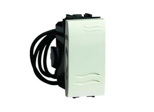 DKC / ДКС 75011SL Переключатель с подсветкой, слоновая кость RAL 9001, 1М,"BRAVA"