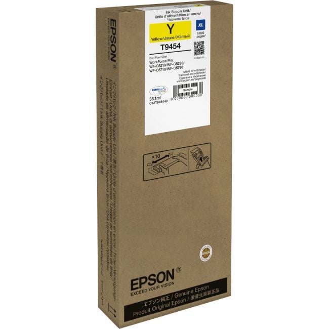 Чернильница T945440 Yellow для  EPS  WorkForce  Pro WF-C5210/5290/5710/5790