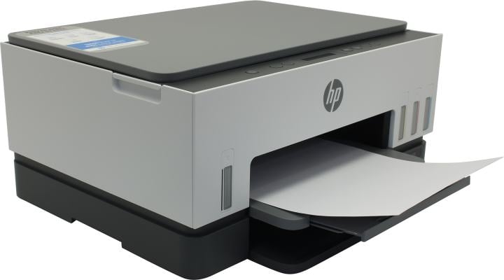 МФУ HP Inc. - Smart Tank 670, A4, Smart Tank, сканер: планшетный, цветной струйный, Wi-Fi, USB, 24bit, 1200 x 1200dpi, Duplex, цвет серый, 6UU48A