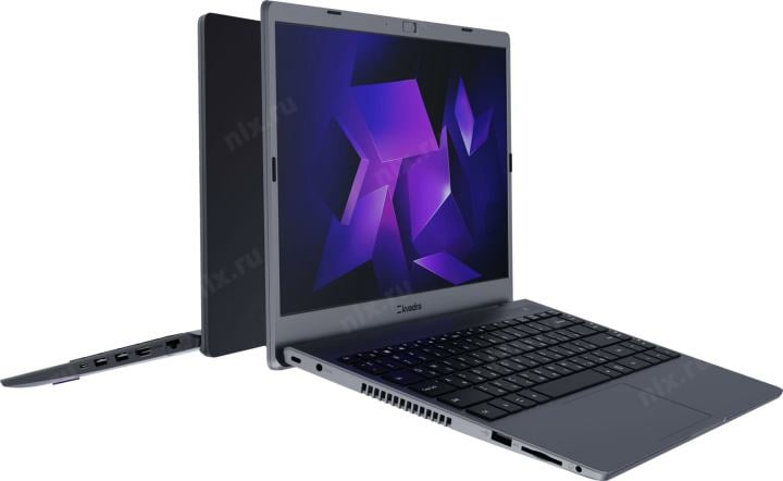 Ноутбук Kvadra Nau LE14U Core i3 1215U 8Gb SSD256Gb Intel UHD Graphics 14.1" IPS FHD (1920x1080) без ОС dk.grey WiFi BT Cam (Y22L01P01101R_3C7D51)