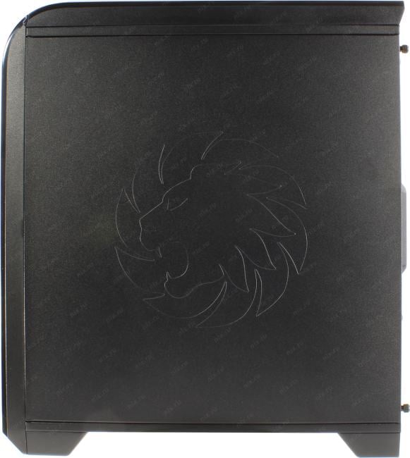 Minitower GameMax <Centauri H601 Black Red> MicroATX  без  БП,  с окном