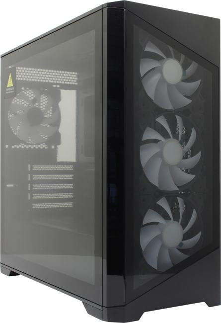 GameMax Корпус Destroyer TGB без БП(mATX, Черн.,USB3.0, Зак.стек., 4*120мм. ARGB , пыл.фильтр)