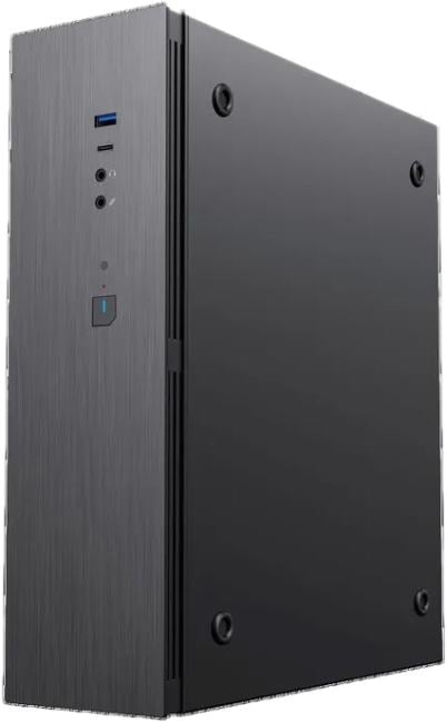 Zircon Корпус ZN-S37 300W (MATX SFF 8,3L, Черн., 1*USB3.0, 1*Type-C,  1*80мм)