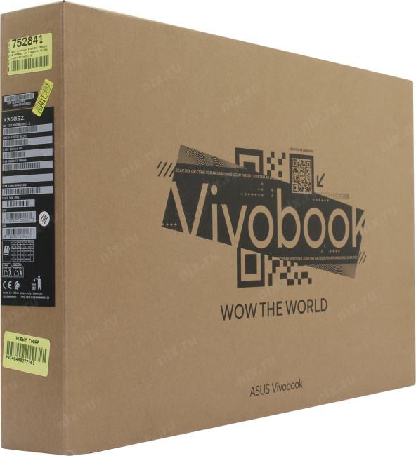 ASUS Vivobook K3605ZC  <90NB11F2-M00660> i5 12500H/16/512SSD/WiFi/BT/noOS/16"