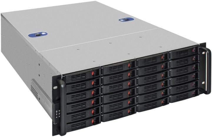 (Z0979005) (ТХП) 4U: Core i5-12400/ 2x8 Гб/ 256 Гб NVMe SSD/ 24x18 Тб SATA/ HBA/ 2.5 Гбит/ 1 Гбит/