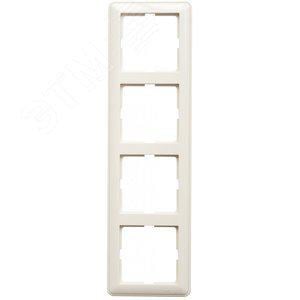 Schneider Electric KD-4-28 W59 Рамка 4  поста бежевая (KD-4-28)