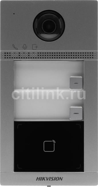 Видеопанель Hikvision DS-KV8213-WME1(C) цветной сигнал CMOS цвет панели: серебристый