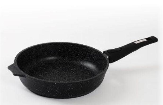 МЕЧТА 020802 Гранит black 20см со  съемной  ручкой