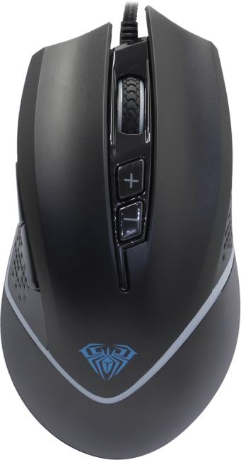 AULA Wind Gaming Mouse <F805 Black+Rainbow backlight> (RTL) USB 7btn+Roll