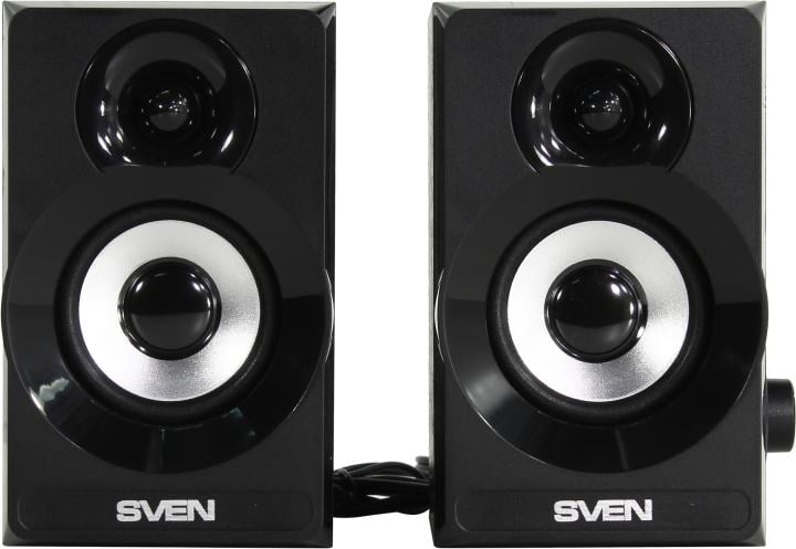 Колонки SVEN SPS-517 Black (2x3W, дерево,  питание от USB)