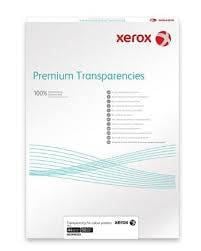 003R98202 Пленка прозрачная Premium XEROX для ч/б лазерной печати A4, 100гр/м2,100 л. (без подложки и полосы)