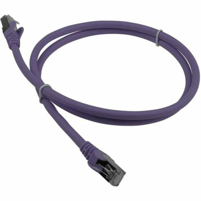 Кабель патч-корд F/UTP 6A кат. 5м  Lanmaster LAN-PC45/S6A-5.0-VI фиолетовый