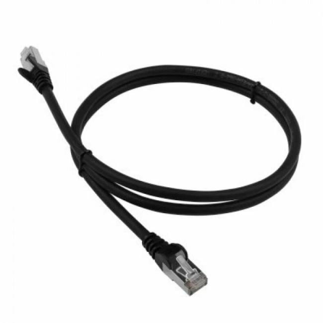 Кабель патч-корд F/UTP 5e кат. 7м. Lanmaster  LAN-PC45/S5E-7.0-BK LSZH, черный