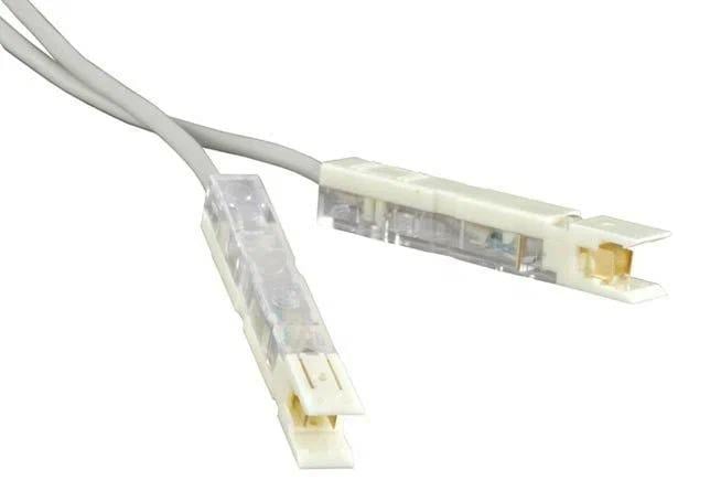 Кабель патч-корд Lanmaster LAN-P1-P1-5m 110 тип - 110 тип, 1 пара,  5 м, серый
