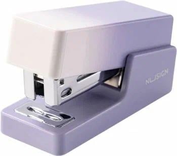 Степлер мини Deli NS083AVIOLET NS083A Nusign 24/6 26/6 (12листов) фиолетовый  40скоб  металл/пластик