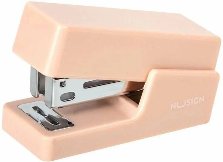 Степлер мини Deli ENS083PINK ENS083 Linfini N10 24/6 (15листов) розовый 15скоб  металл/пластик  блистер