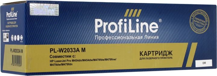 Картридж лазерный ProfiLine PL-W2033A (415A) для принтеров HP LaserJet Pro M454dn/M454dw/M479fdw/M479fnw/M479dw/M479fdn с эмулятором Magenta 2100 копий