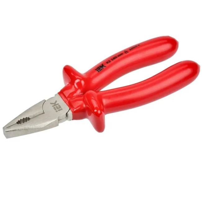 Пассатижи IEK A2L3-PL20-K2-180 диэлектрические Profi 180мм  1000В ARMA2L 3