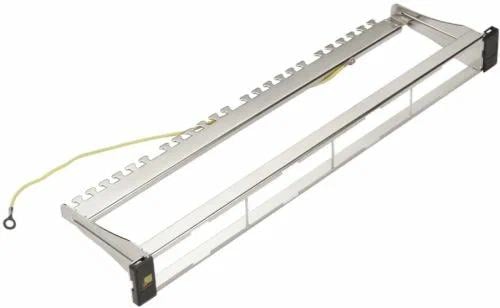 Панель Lanmaster LAN-FRM-PP-STP/1U модульная 19", экранированная, на  4 вставки, 1U