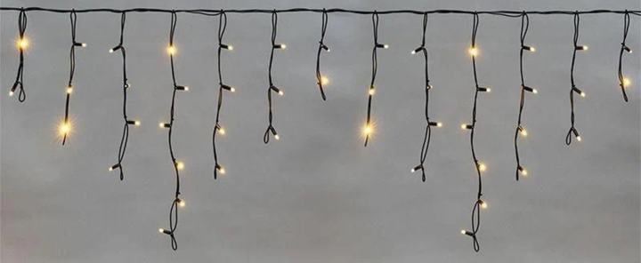 255-226-6 Гирлянда Бахрома (Айсикл) 4,0х0,6м 128 LED  черный каучук 2,3мм IP67  нужен  блок  315-000 NEON-NIGHT
