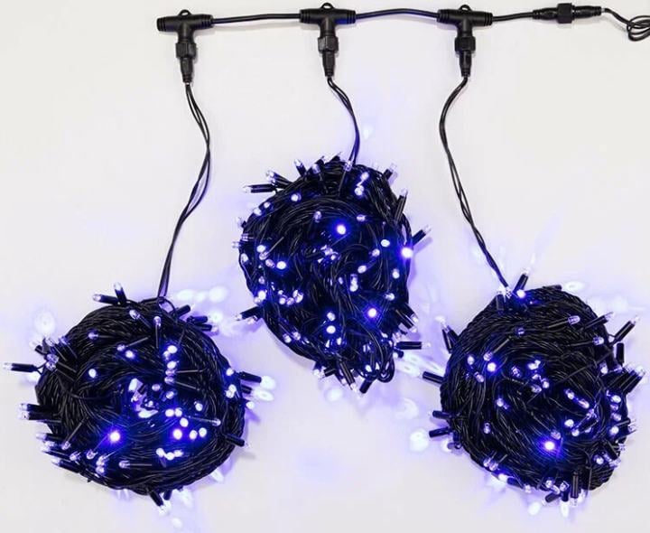 323-303 Гирлянда LED ClipLight 24V, 3 нити по 20 м, свечение с динамикой, цвет  диодов  Синий