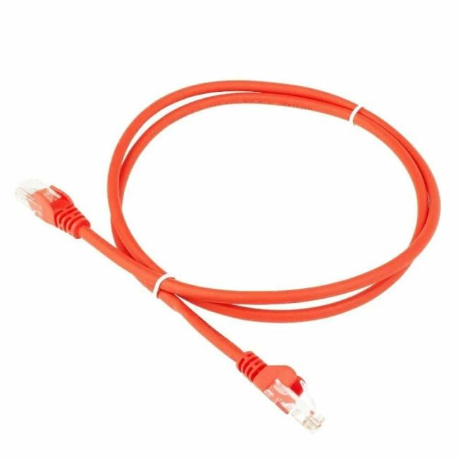 Кабель патч-корд U/UTP 6 кат. 10м Lanmaster LAN-PC45/U6-10-OR  LSZH,  оранжевый