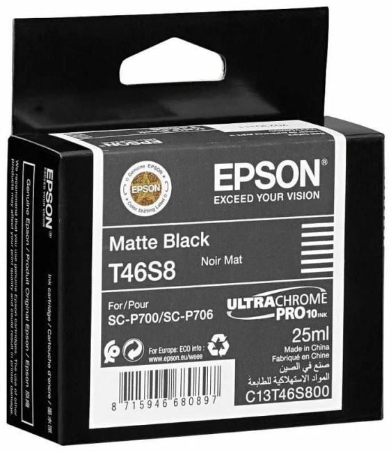 C13T46S80N Картридж EPSON T46S черный матовый для SC-P700 (C13T46S800/C13T46S80N)
