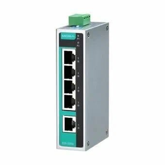 Компактный коммутатор 5 x 10/100BaseTX в металлическом корпусе EDS-205A