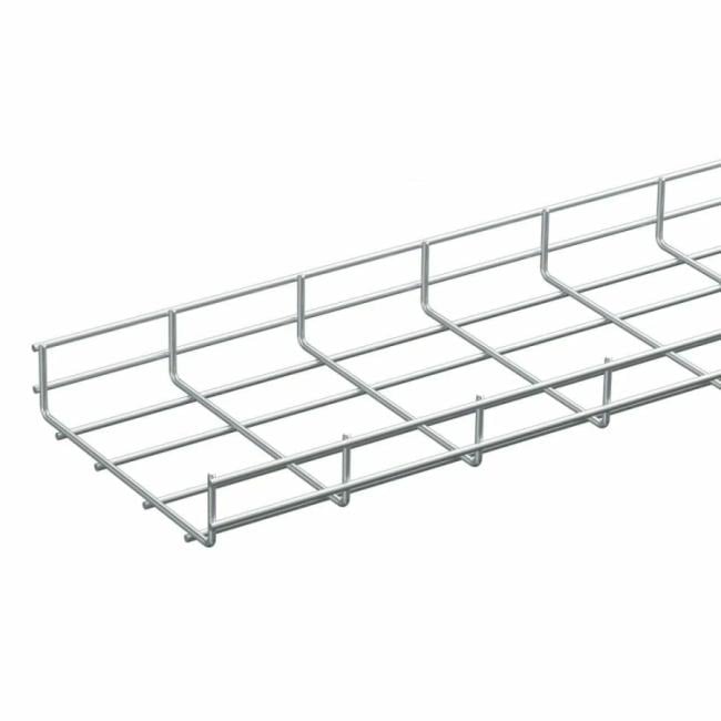 LAN-MT50x300-3.8EZ Проволочный лоток Lanmaster Ø проволки мм: 38 300х50х3000 (ШхВхД) нерж. сталь покрытие: гальваническое цинкование