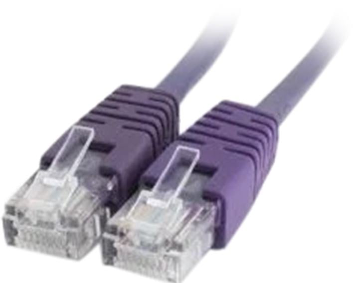 Кабель патч-корд U/UTP 6 кат. 1,5м  Lanmaster LAN-PC45/U6-1.5-VI фиолетовый