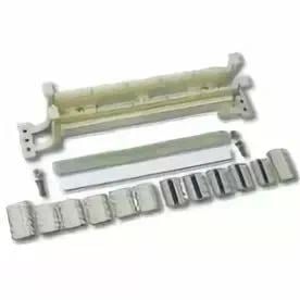 LAN-WS110-50 Кросс-панель Lanmaster настенная 1HU 50x110 кат. 5е универсальная неэкр. цвет: чёрный без модулей