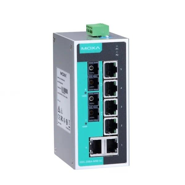 MOXA Коммутатор EDS-208A-MM-SC